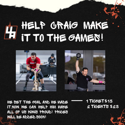 Raffle - Craig Harrington "Adaptive CrossFit Games 2024"