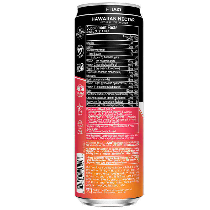 FitAid - HAWAIIAN NECTAR 12X