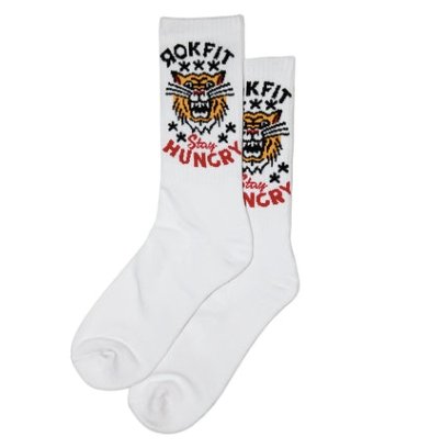 ROKFIT - STAY HUNGRY CREW SOCK - Untamed Athlete